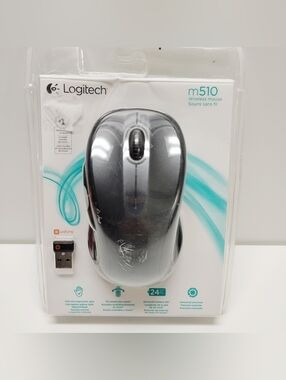 Logitech M510 Wireless Mouse With Receiver Control Plus Ergonomic USB BlueBran